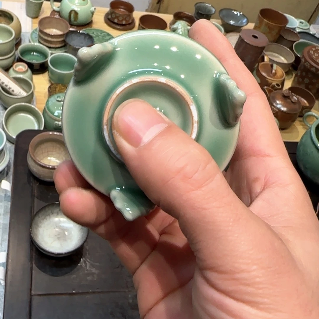 小金茶具青瓷茶器