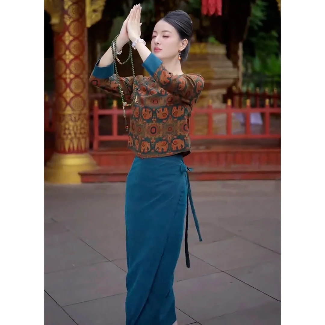 气质高级感新中式女装国风高端精致上衣半身裙套装女2025夏季新款