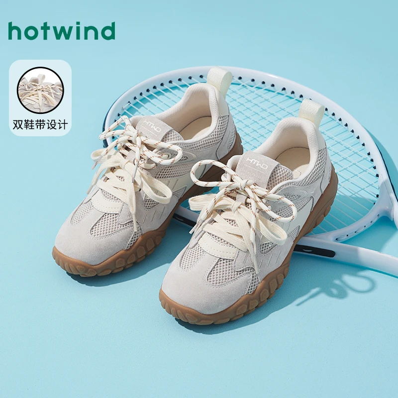 热风商场款女鞋低帮鞋时尚休闲鞋双11返场秋冬保暖新款