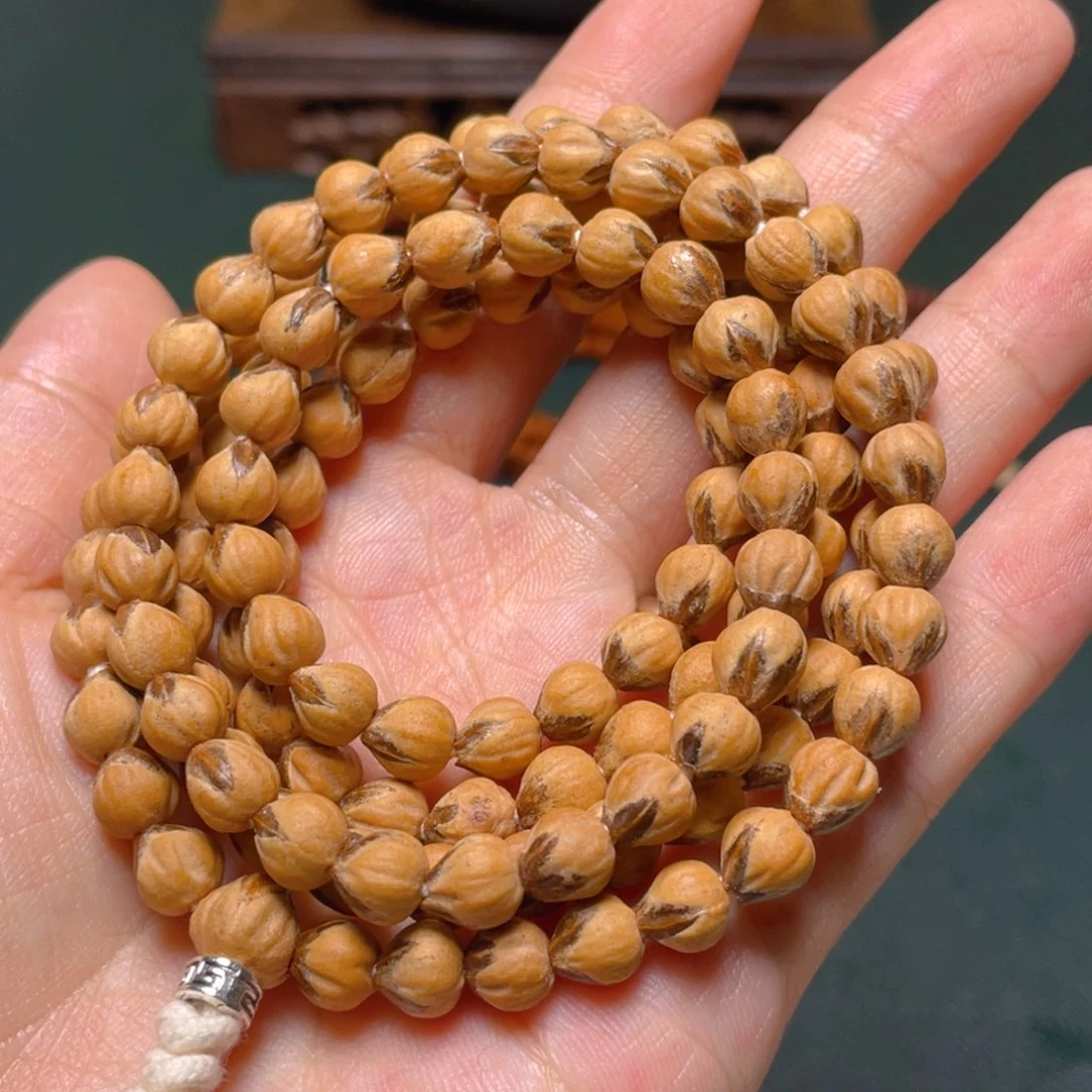 柏香籽/百香籽吊坠红芽莲花长串