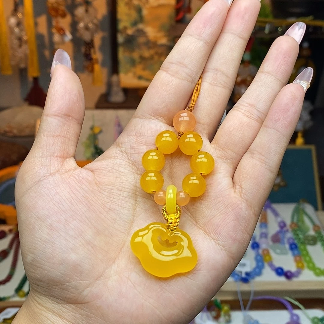 玛瑙/玉髓车挂未镶嵌挂件