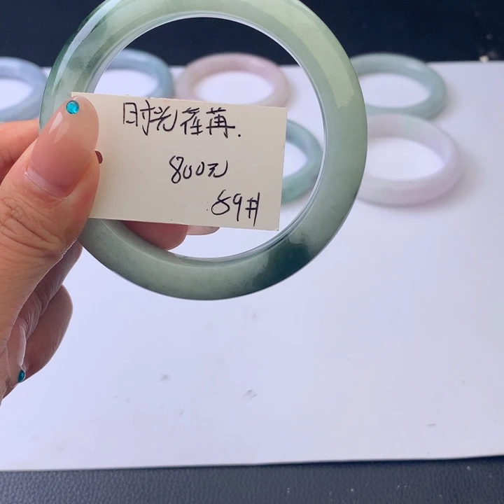 时***老翡翠手镯未镶嵌111