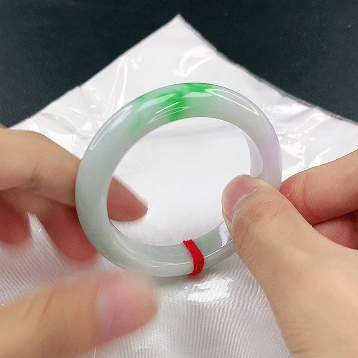 翡翠未镶嵌手镯圈52.5。0A052