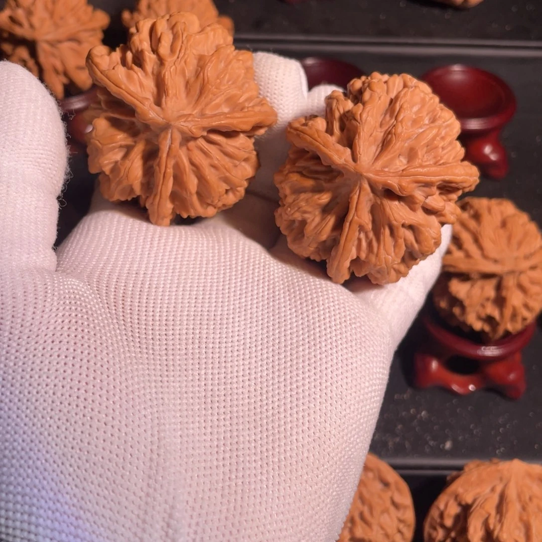 文玩核桃把件47官帽