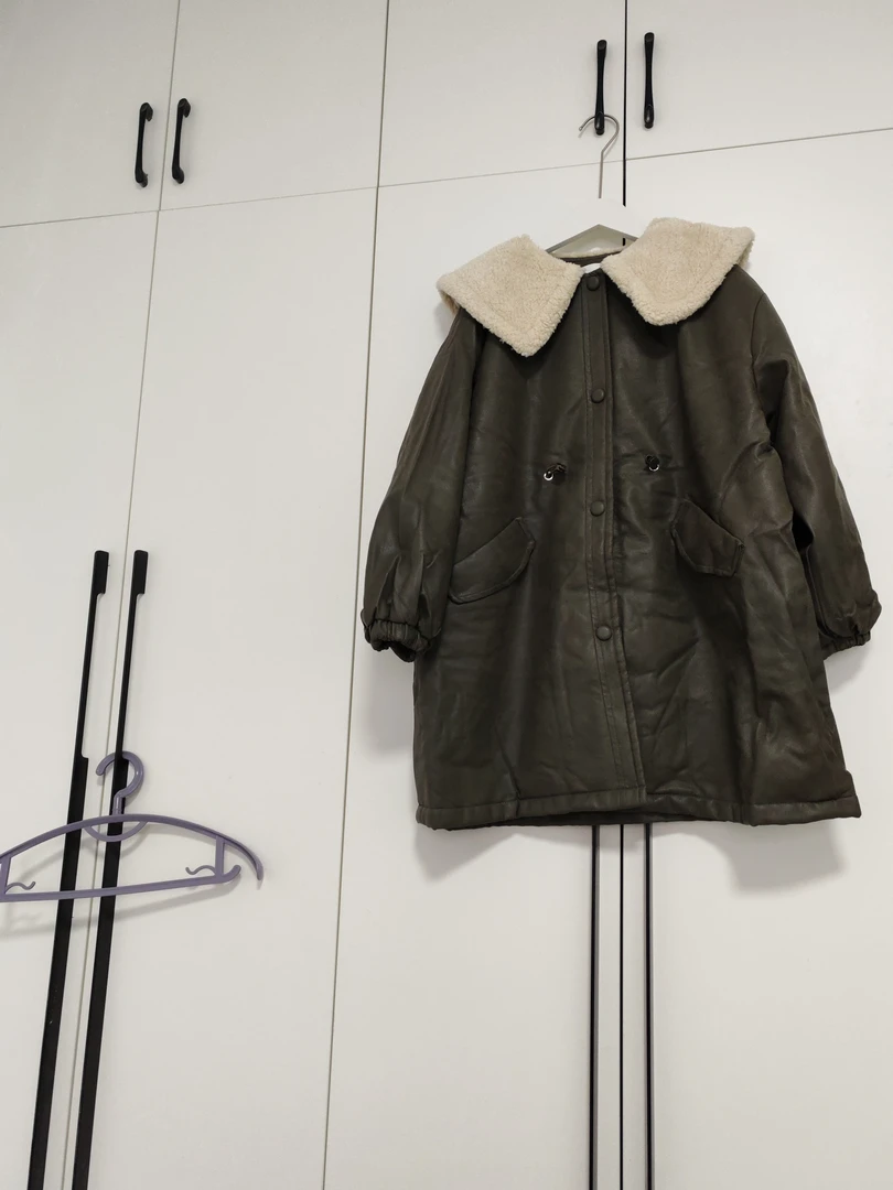 韩版皮衣加厚外套宽松版挡风遮雨