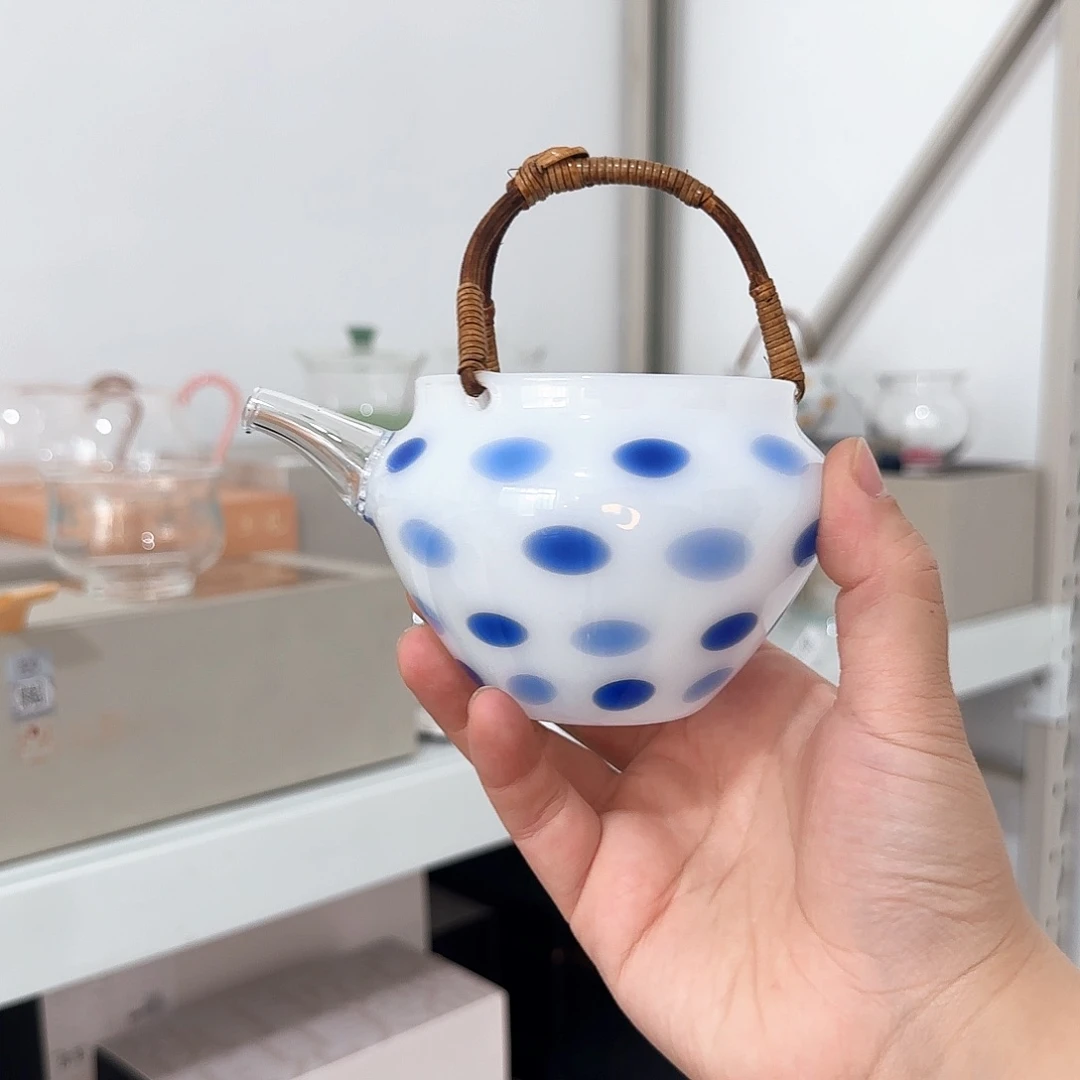 642玉汝藤编蓝高硼硅