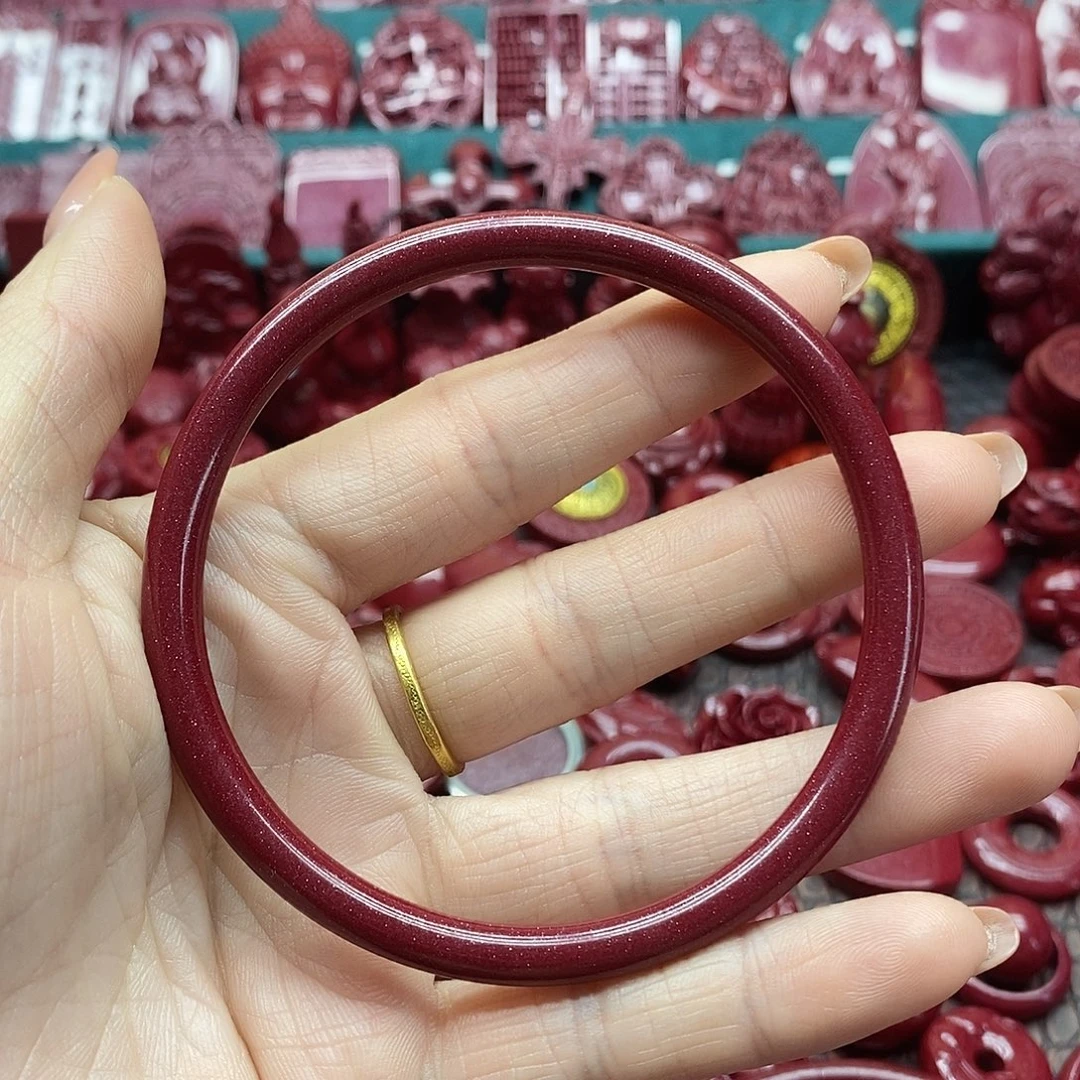天然辰砂朱砂手镯