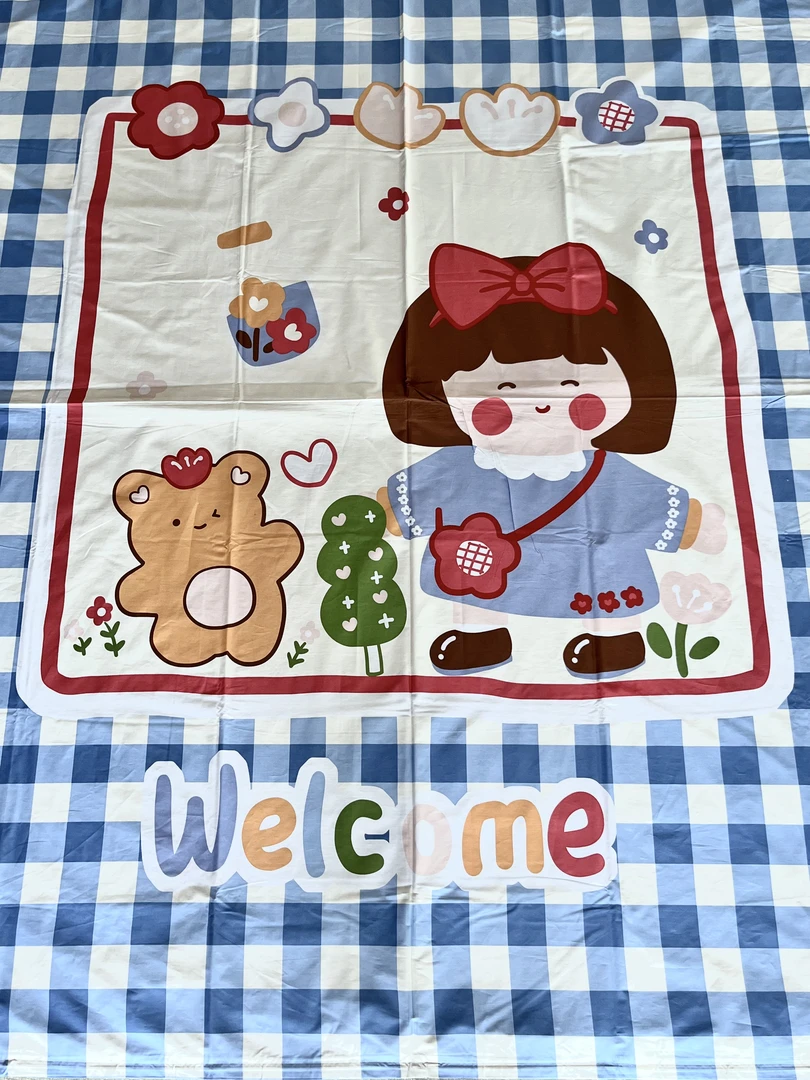 全棉数码印花被套卡通图案