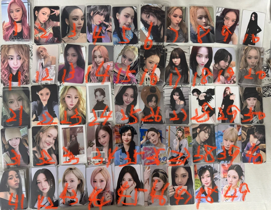 国内现货，aespa小卡，karina小卡，winter小卡，宁艺卓，吉赛尔。微瑕