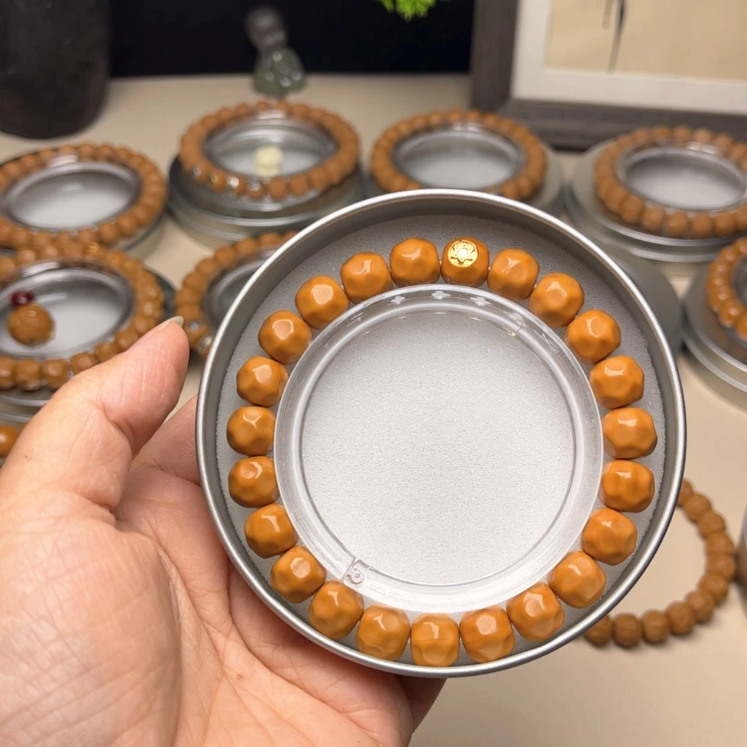 猴头核桃手串无暇奶酪单标