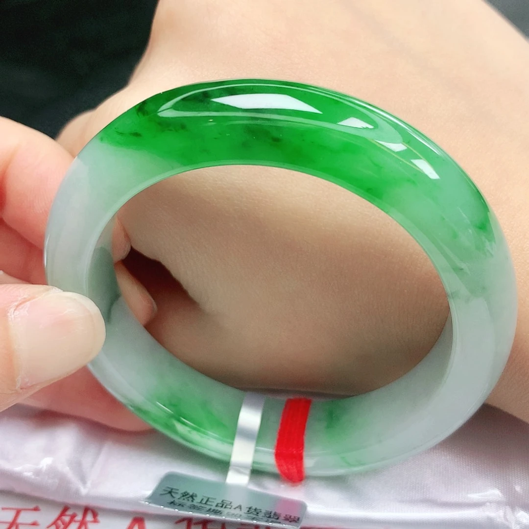 【闪购商品】未镶嵌手镯翡翠夏****a缅甸天然a货翡翠