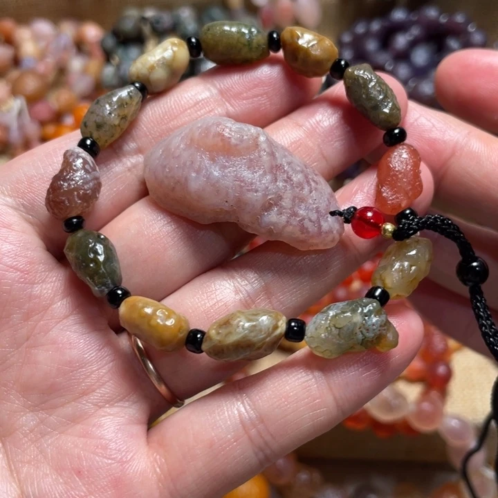 玛瑙/玉髓未镶嵌手链