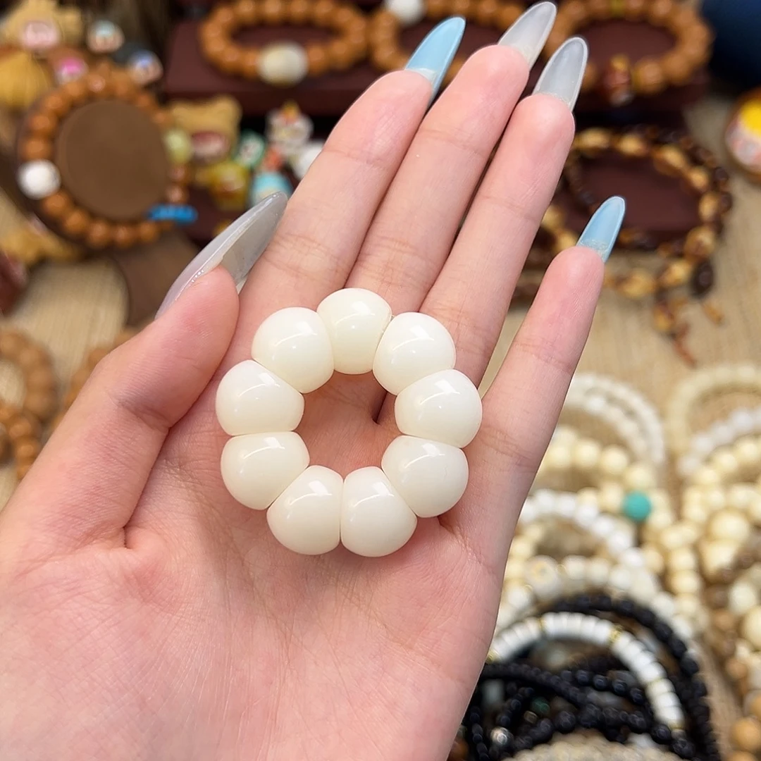 菩提根/象牙果把件天****司太阳花手捻素圈