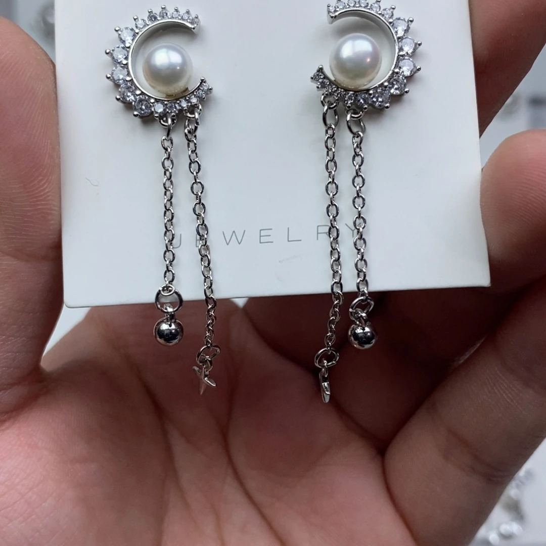 耳饰未镶嵌淡水珍珠