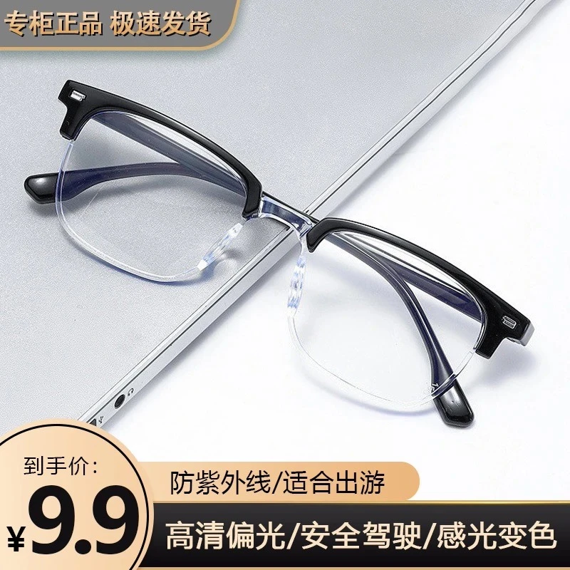【工厂直销】高级防蓝光老花镜中老年高清男女超清时尚便携老花镜商品图