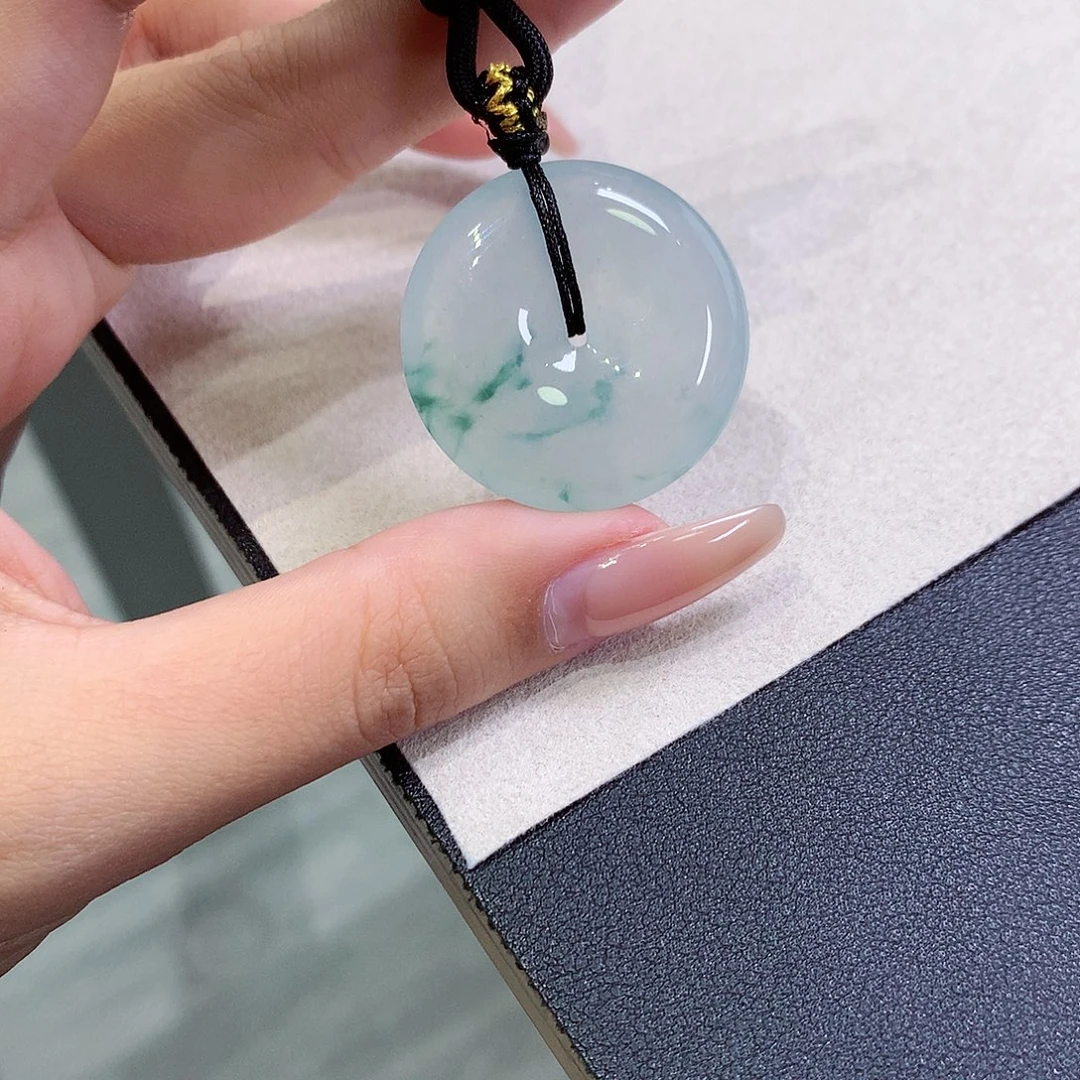 翡翠未镶嵌吊坠(不含链)29.8-6.4