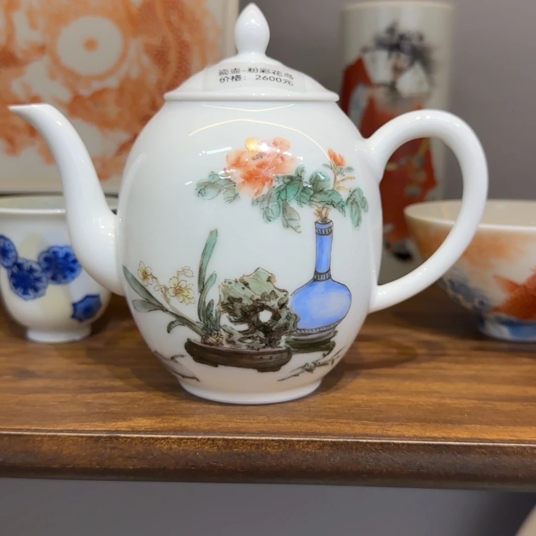 瓷片陶瓷艺术 陶瓷手绘