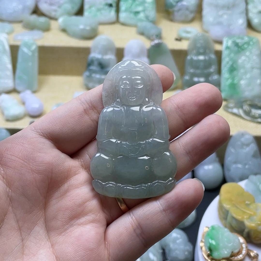 【闪购商品】翡翠未镶嵌颈饰纯天然翡翠