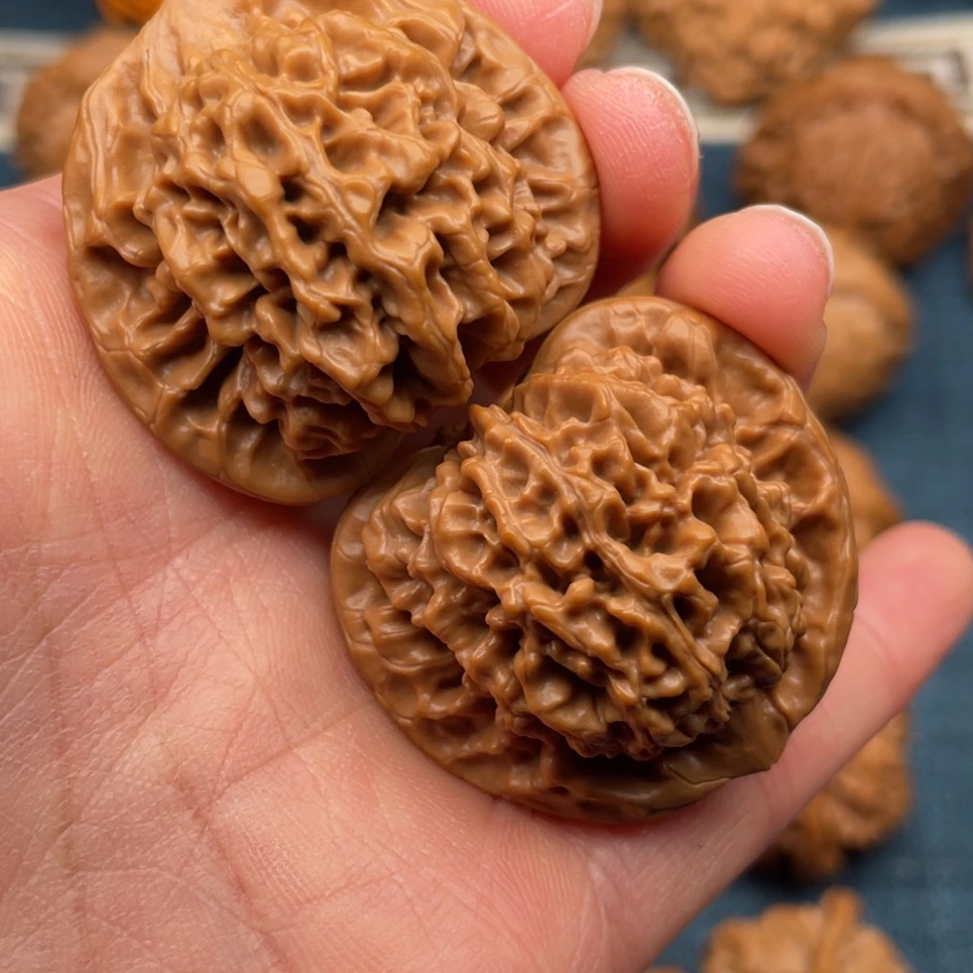 文玩核桃把件37全品毕业秦闷