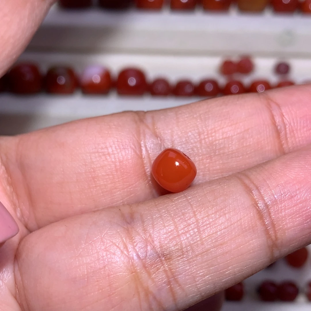 南红玛瑙未镶嵌老型7×6保山 满肉