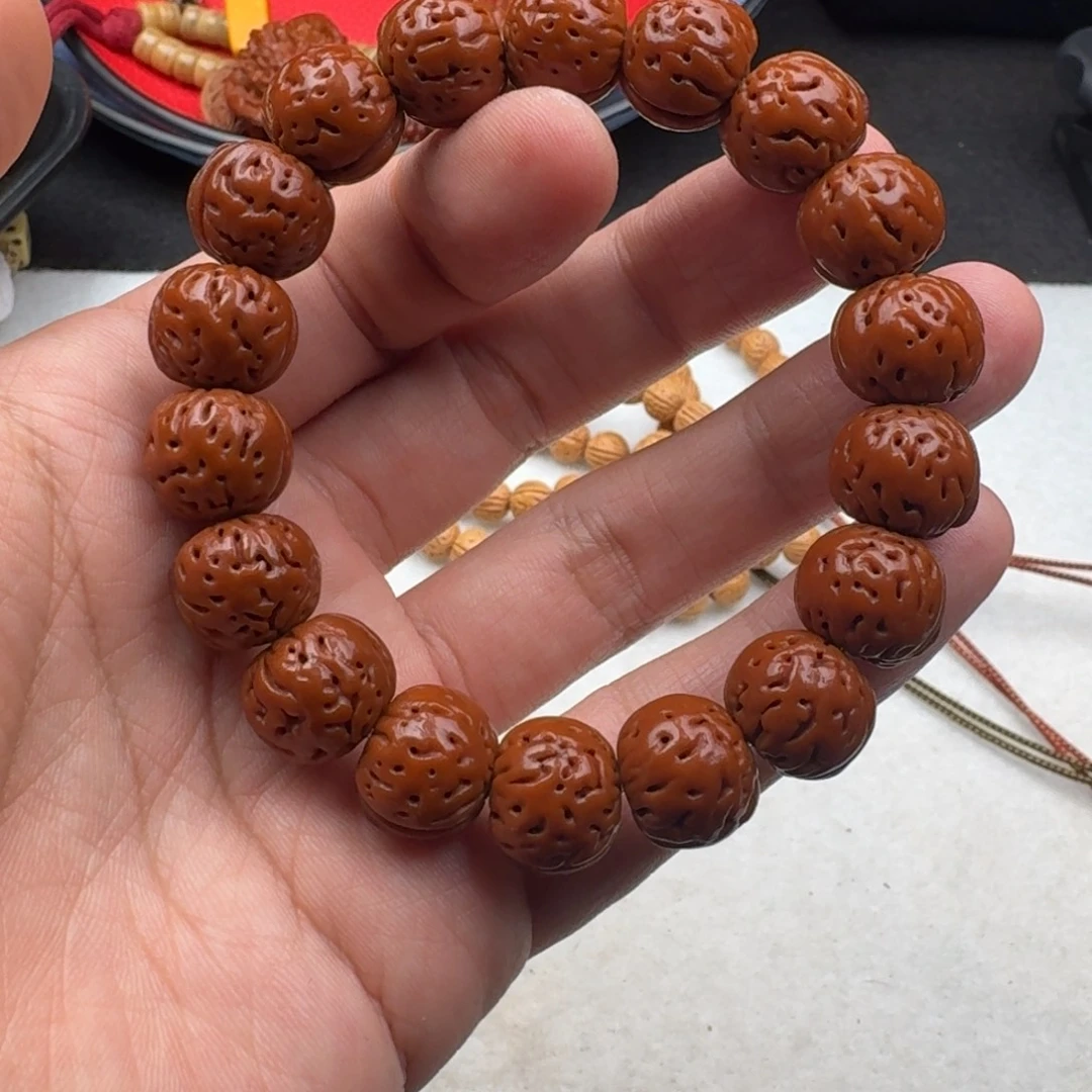 凤眼菩提吊坠手串