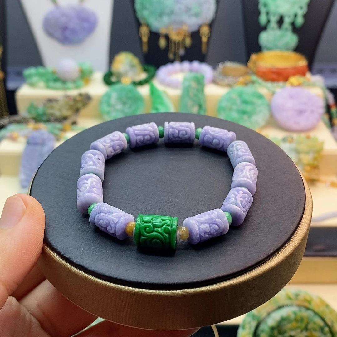 未镶嵌手链翡翠手串