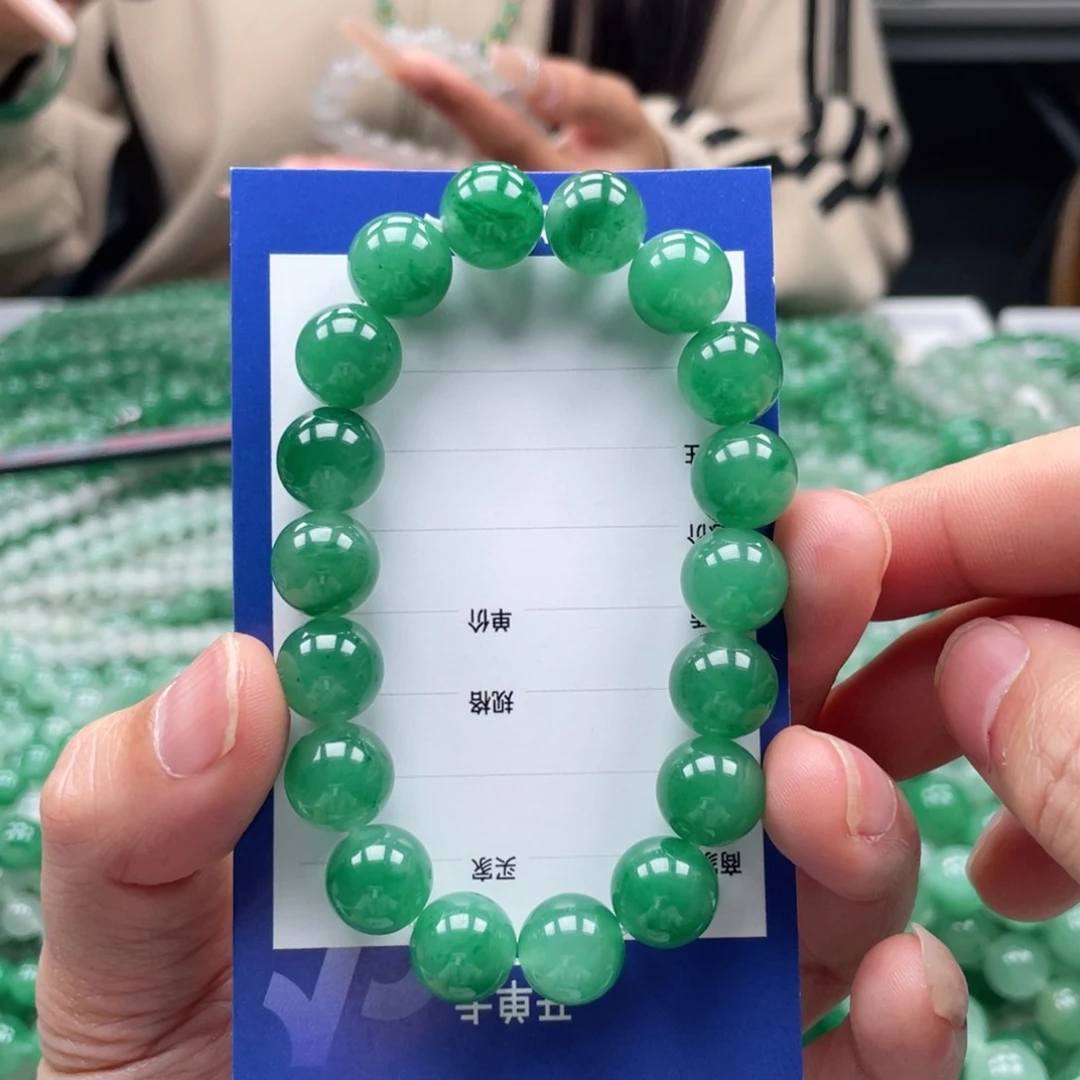 未镶嵌手串石英质玉（非洲翠）