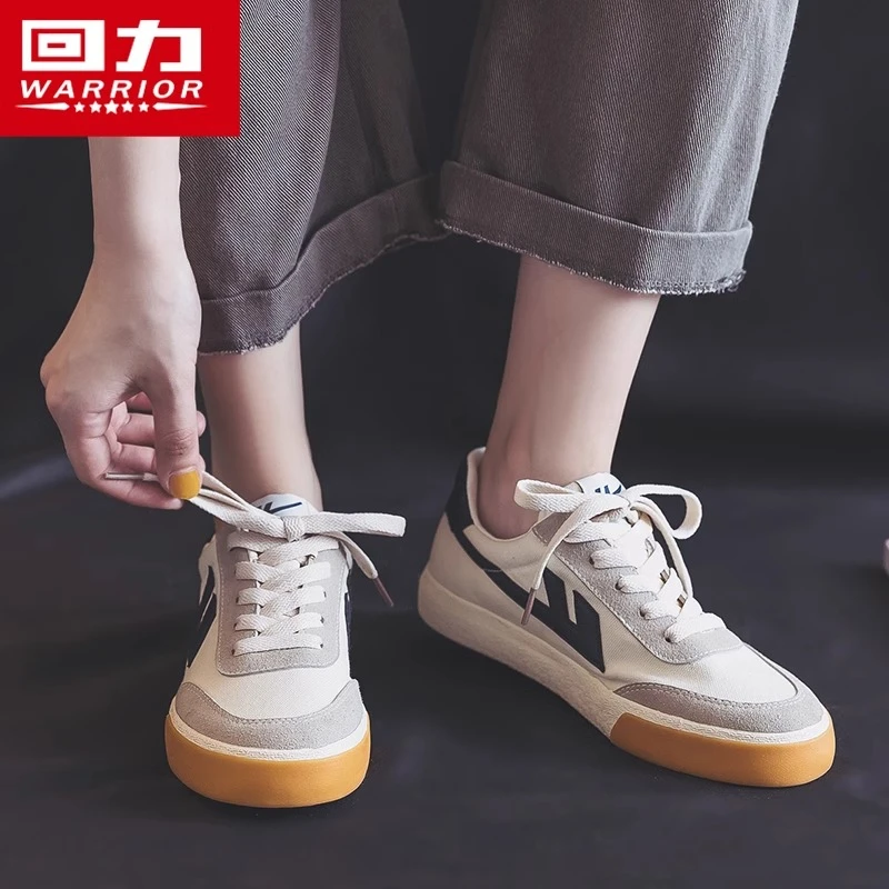 回力帆布鞋透气男鞋2025秋季新款男士软底板鞋百搭男款潮流运动鞋
