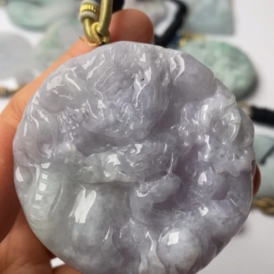 翡翠未镶嵌挂件翡翠