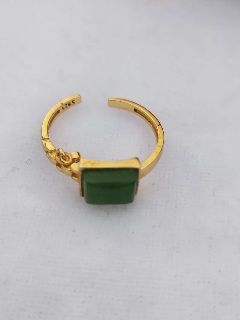 和田玉碧玉戒指精品