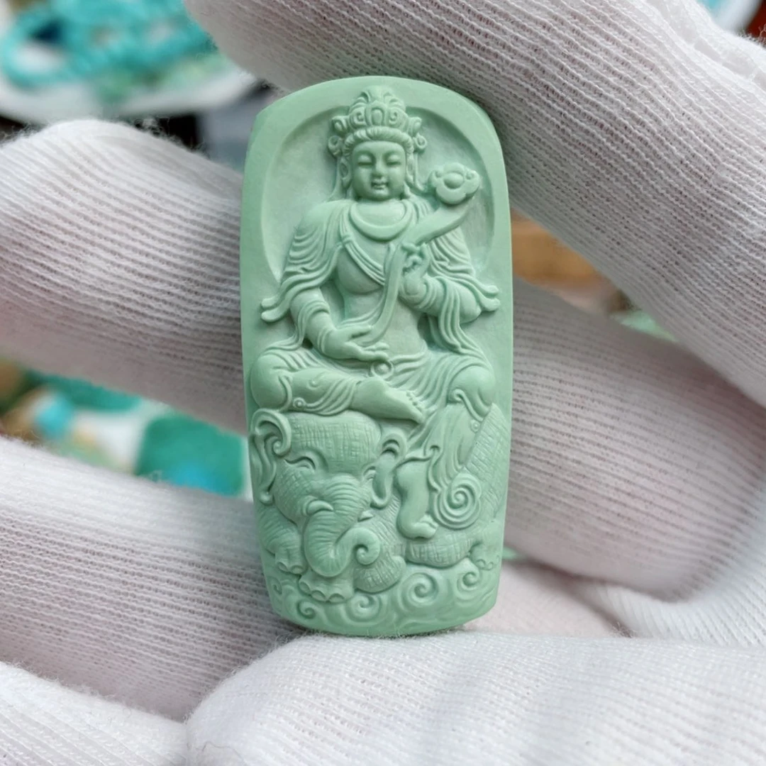 绿松石珠宝奇石未镶嵌