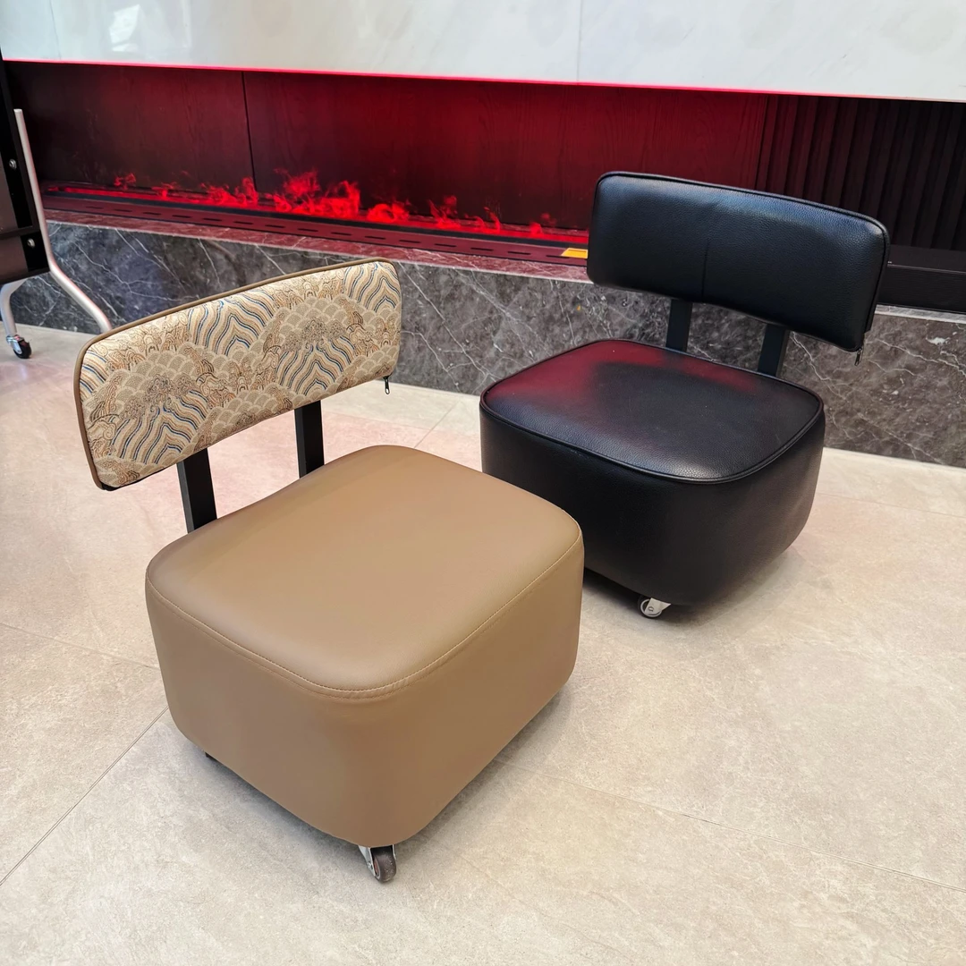 国风复古祥云靠背溜溜凳家庭备用休闲儿童客厅小凳子