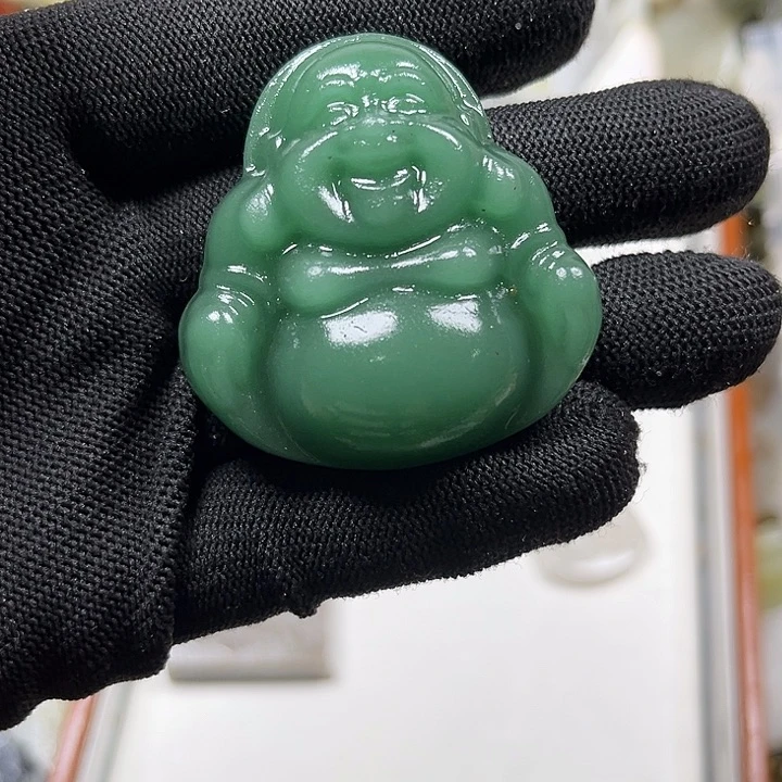 和田玉9K金镶嵌珠宝奇石