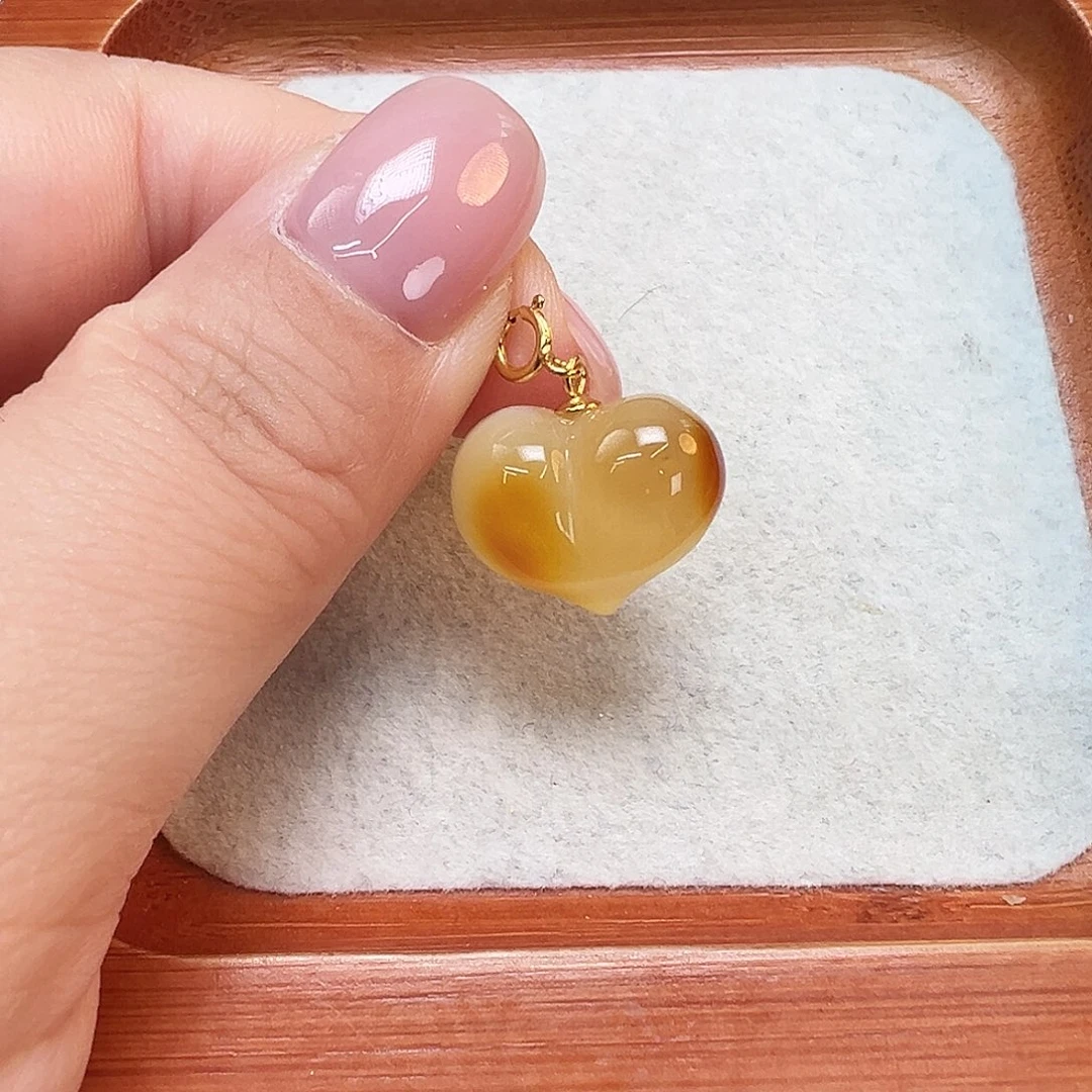琥珀银S925镀金镶嵌珠宝奇石