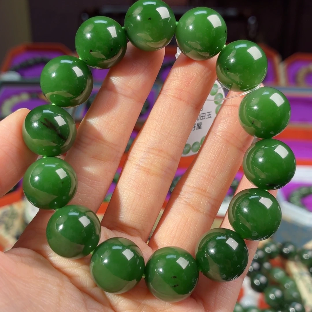 和田玉（碧玉）未镶嵌手串