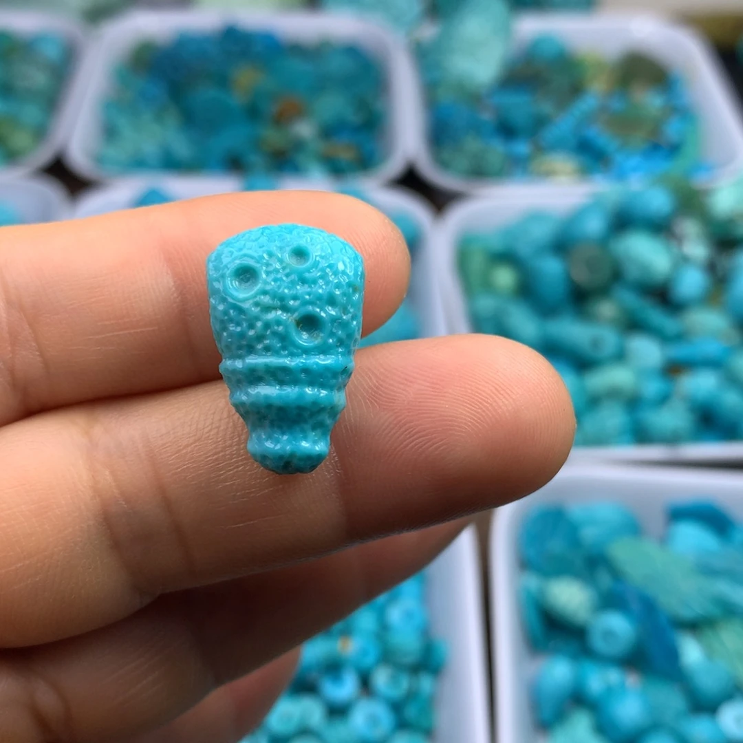 绿松石未镶嵌吊坠(不含链)21×13×10