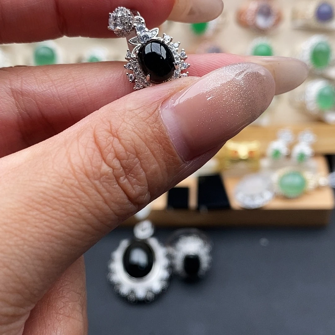 翡翠未镶嵌戒指11111