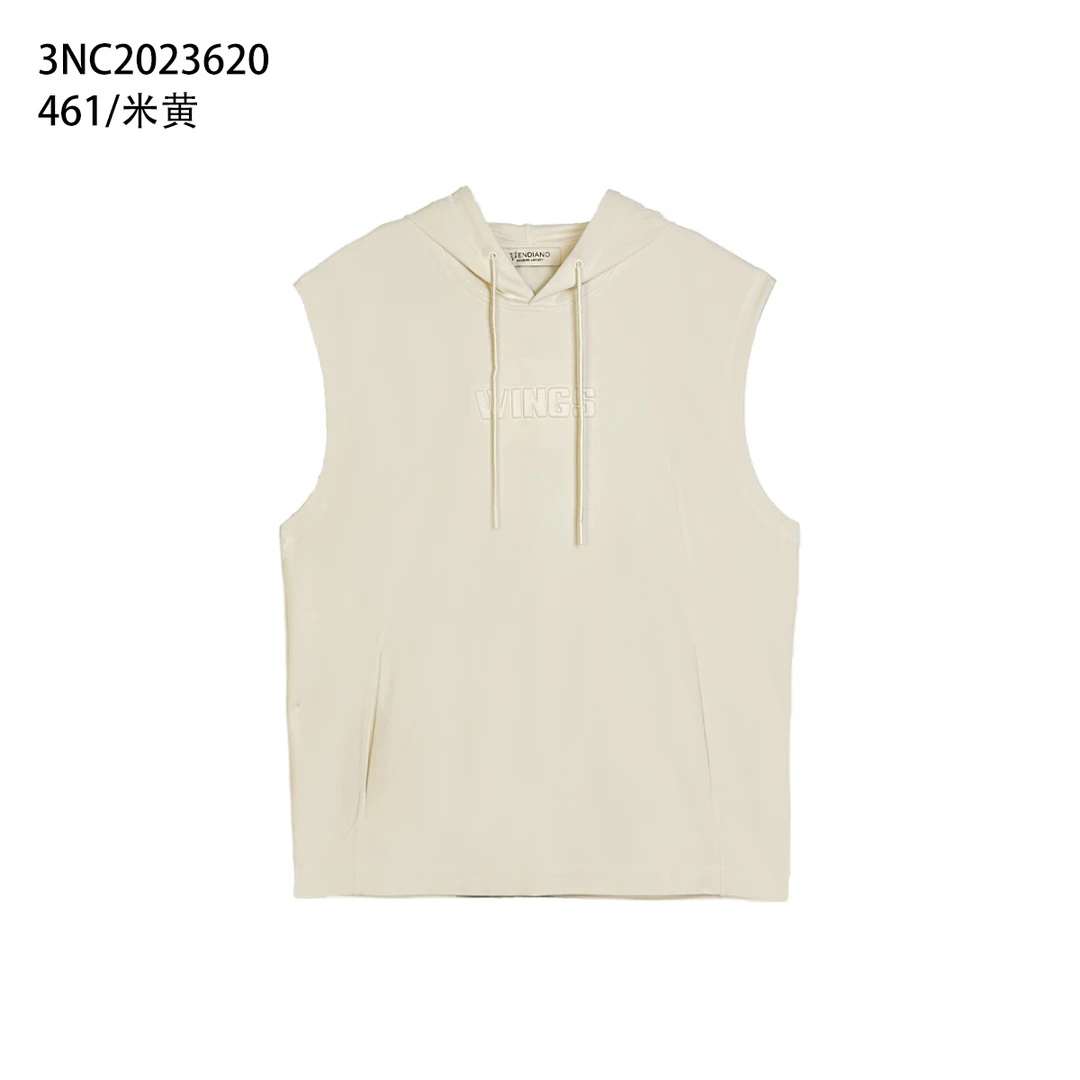 【TR】620-2023620T恤（宽松型） 夏季经典坎肩连帽上衣 男女同款