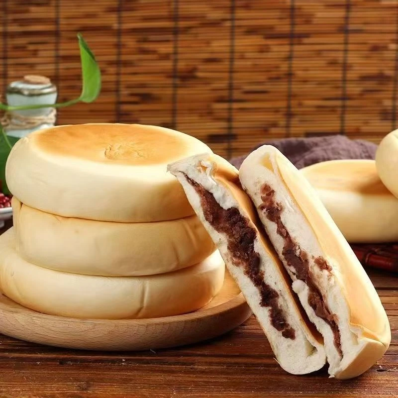 【下单就发12个 600克】东北特产豆沙白饼枣沙白饼