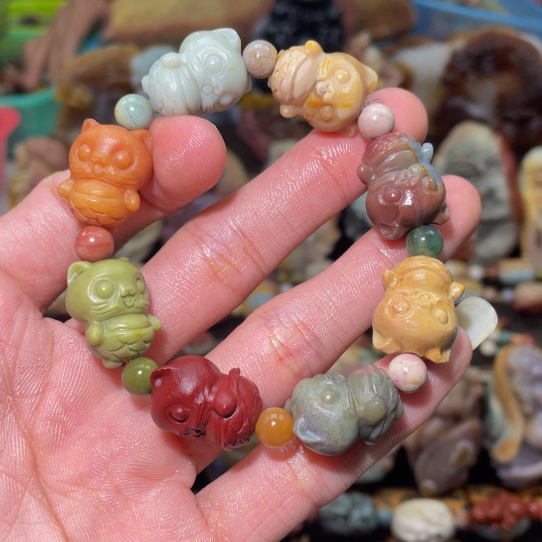 未镶嵌手串石英质玉