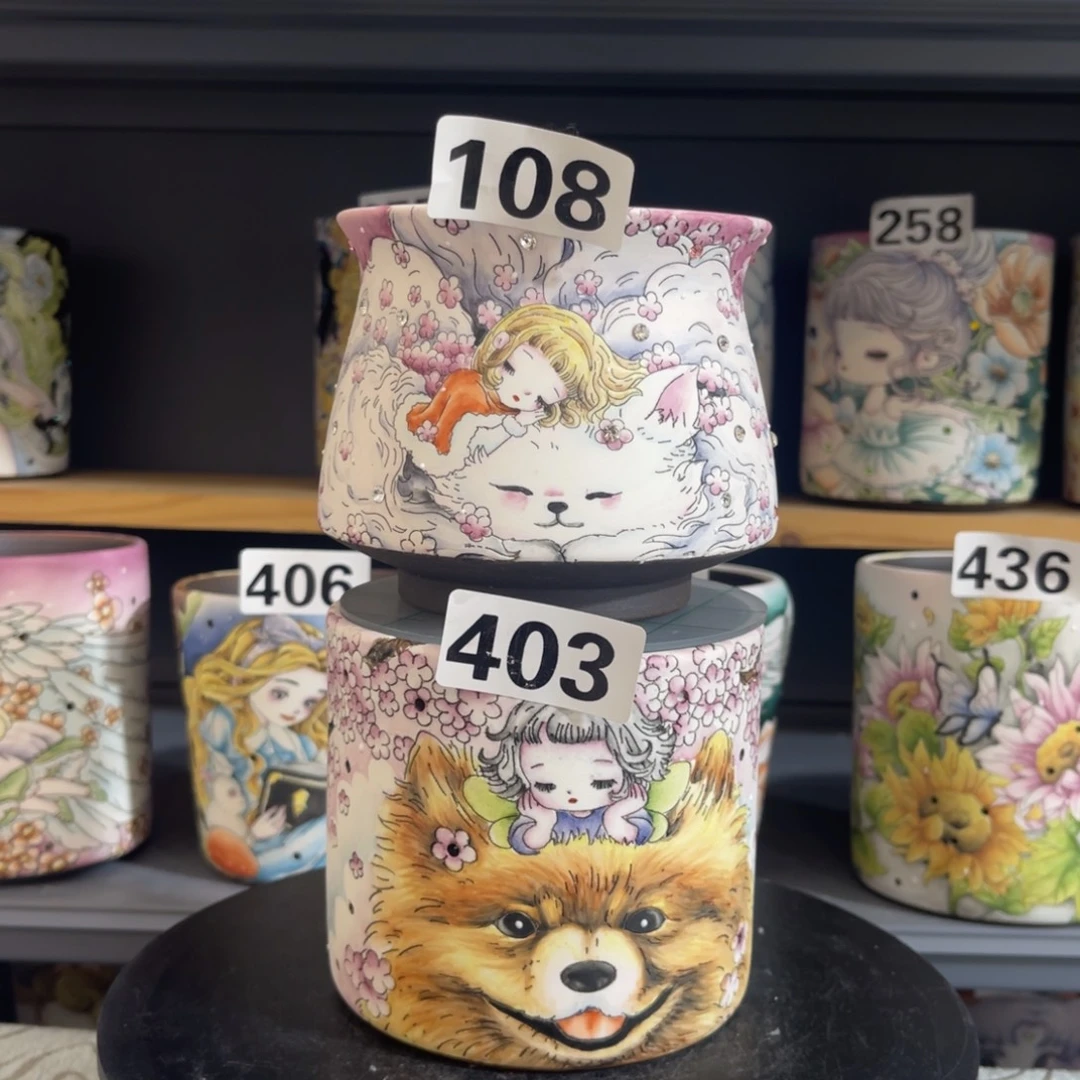 景德镇陶瓷多肉花盆多彩