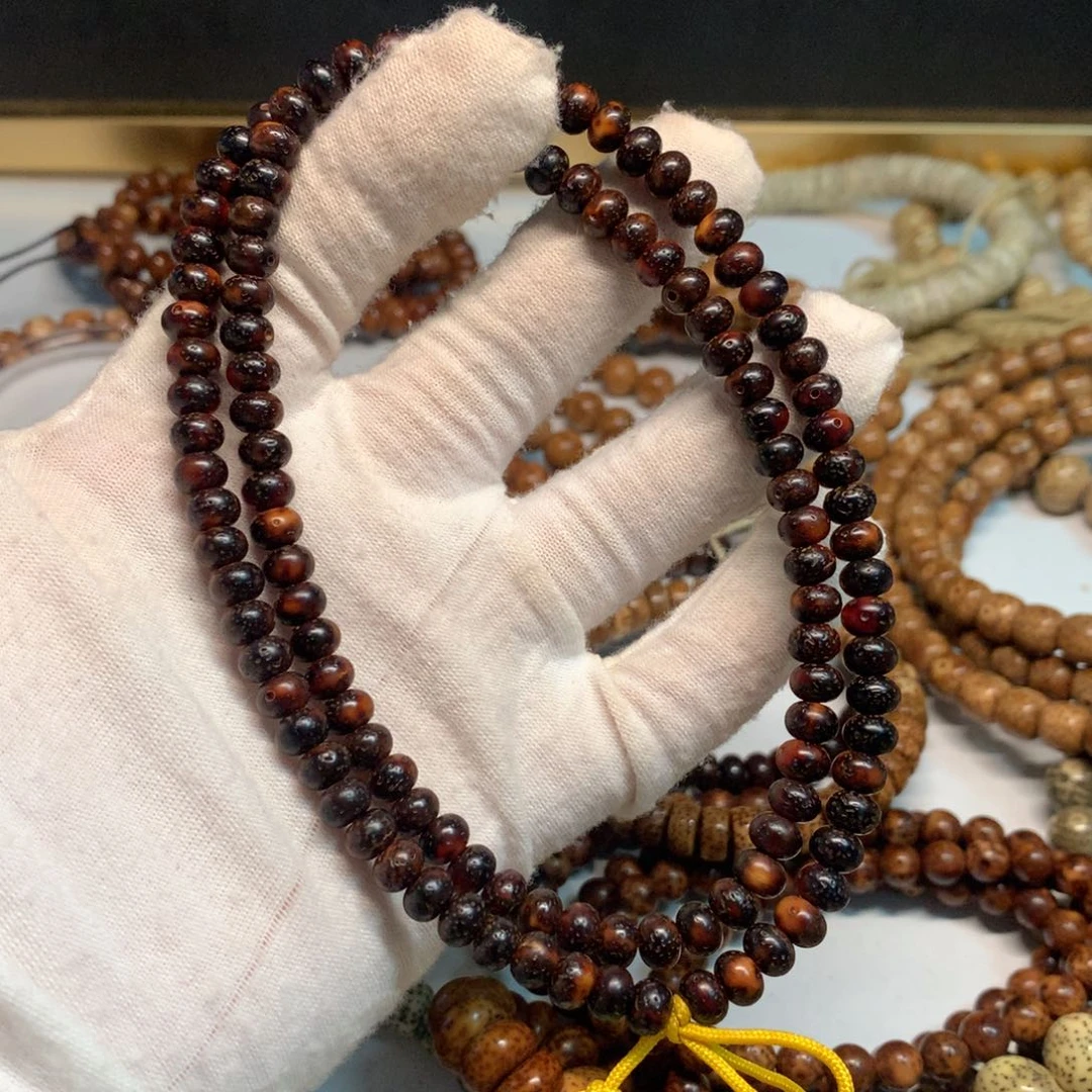 吊坠星月菩提75黑金玉华小苹果