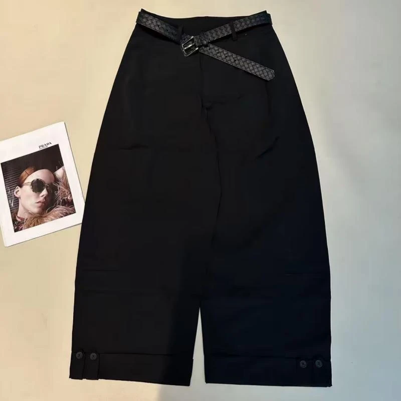 《姚家优麦汇》K6365夏款纯色长裤新款时尚休闲洋气百搭裤女