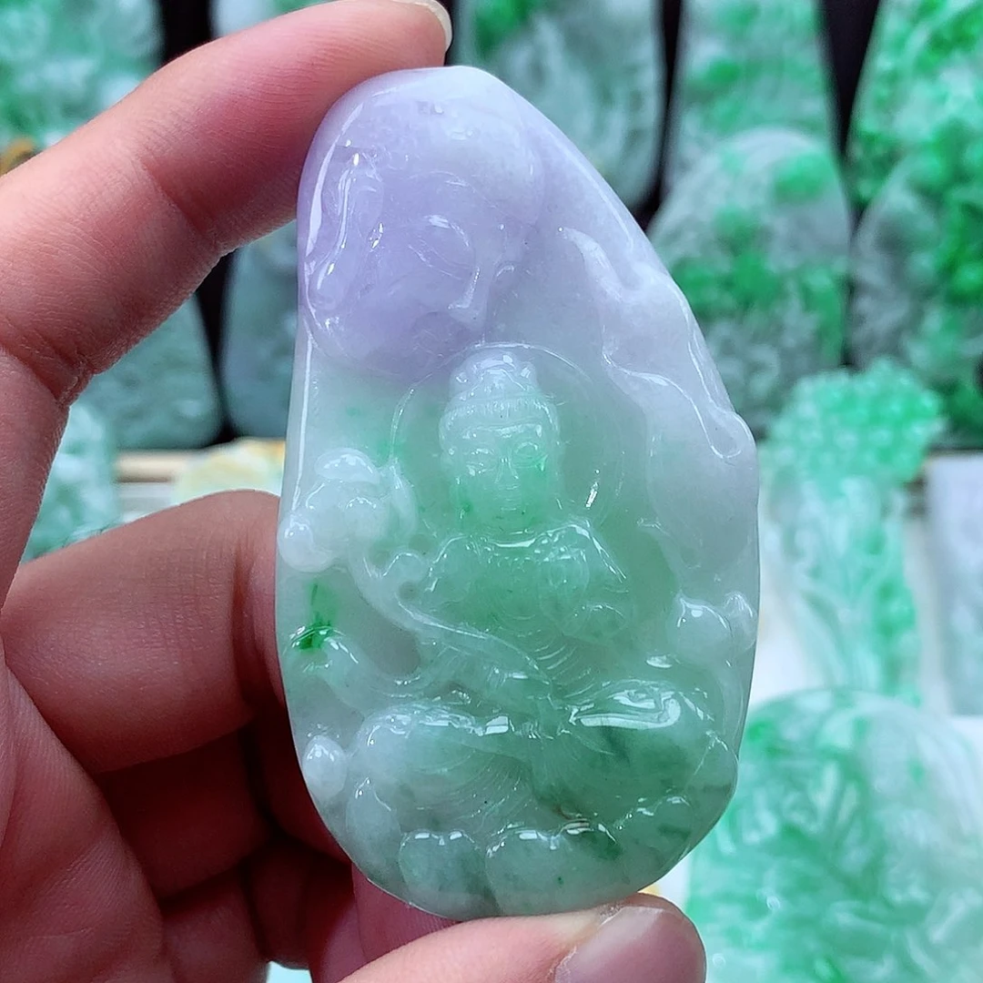 翡翠未镶嵌颈饰翡翠吊坠
