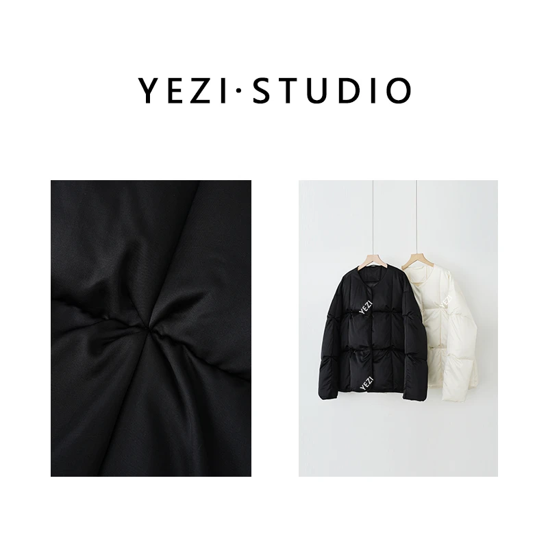 【冬日特调】轻盈羊毛醋酸鹅绒服24312310-10/5