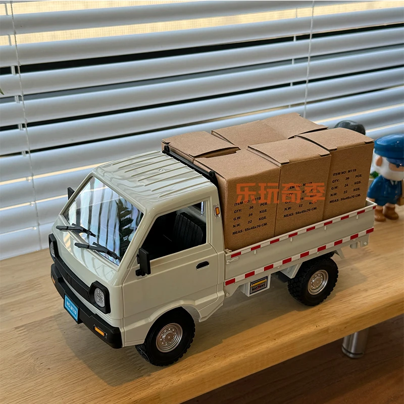 柳州迷你小货车轻型小卡车模型竞速遥控车灯光皮卡玩具车生日礼物