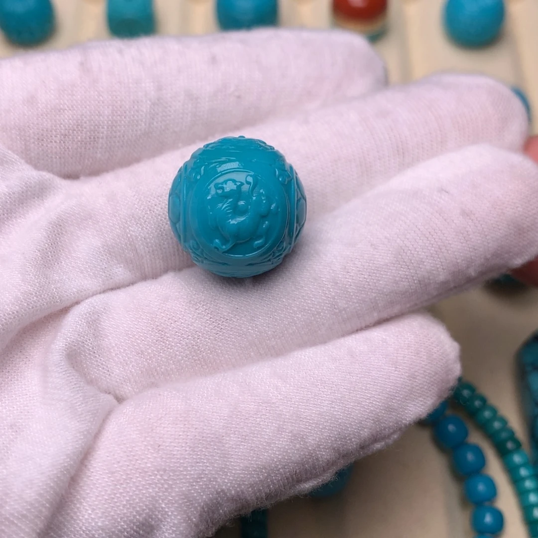 绿松石未镶嵌绿松石四神兽18