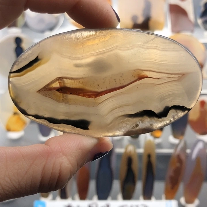 玛瑙/玉髓合金颈饰70微瑕