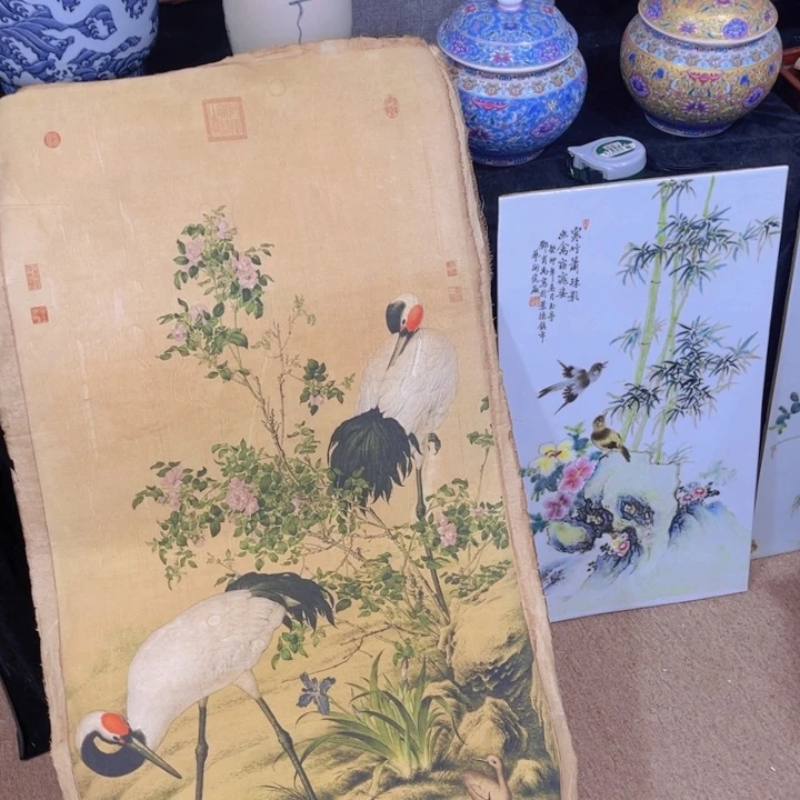 摆件瓷器紫砂壶瓷板画