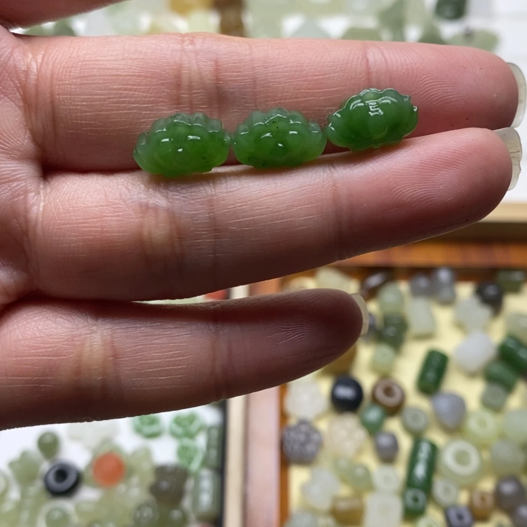 和田玉未镶嵌颈饰拍一发一